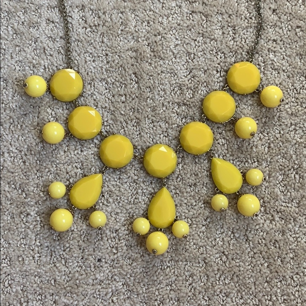 Yellow & Gold Bauble Necklace